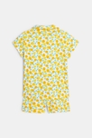 Pyja-short imprimé jaune fille 4