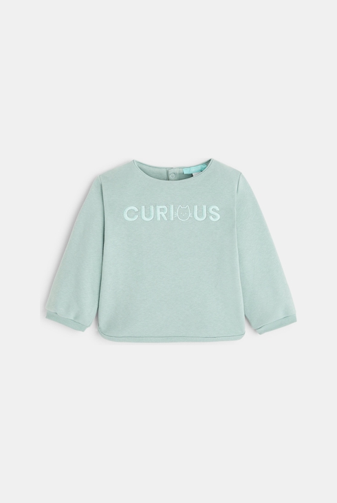 Zelen pulover zelena dojenček deklica 1