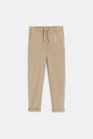 Pantalon large à enfiler beige garçon
