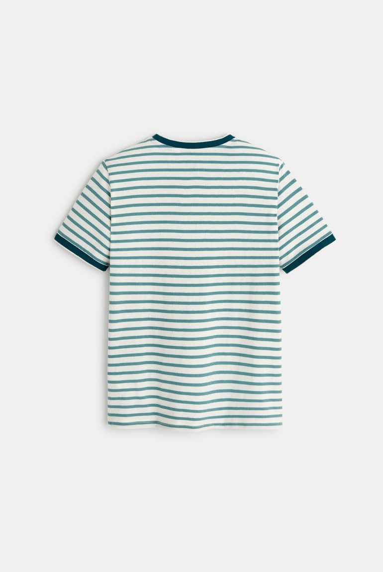 ◆LEE◆ striped t-shirt blue Striped sailor T-shirt Okaïdi & Obaïbi