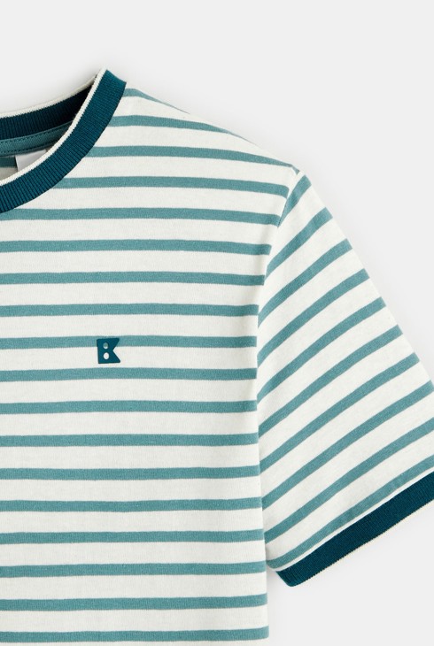 Matrosen-T-Shirt Grün Jungen 2