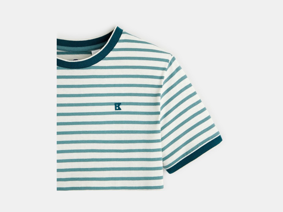 Matrosen-T-Shirt Grün Jungen 2