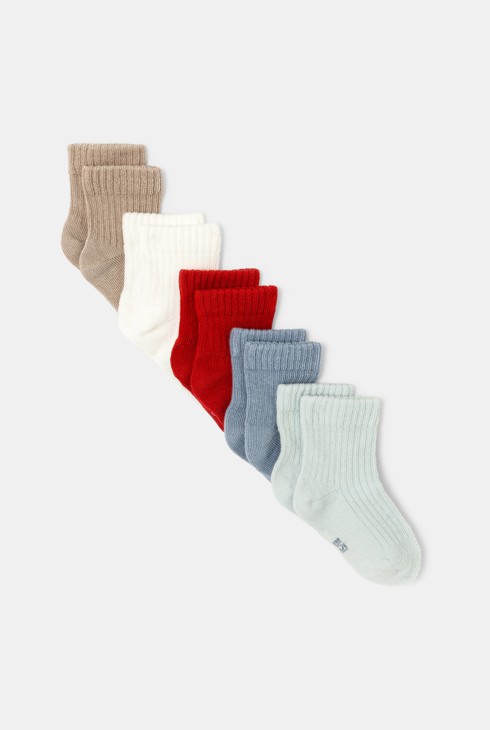 Semainier chaussettes en coton mixte Absorba (lot de 5) 2