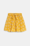 Jupe-short imprimée jaune fille 1