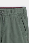 Pantalon cargo en toile vert garçon 2