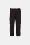 Pantalon cargo en toile noir garçon 3