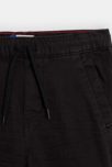 Pantalon cargo en toile noir garçon 4