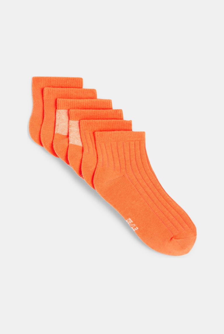 Calcetines cortos de colores naranjas de niño (juego de 3) 1