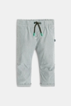 Pantalon modulable rayé vert bébé garçon 1