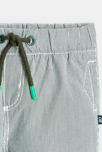 Pantalon modulable rayé vert bébé garçon 2