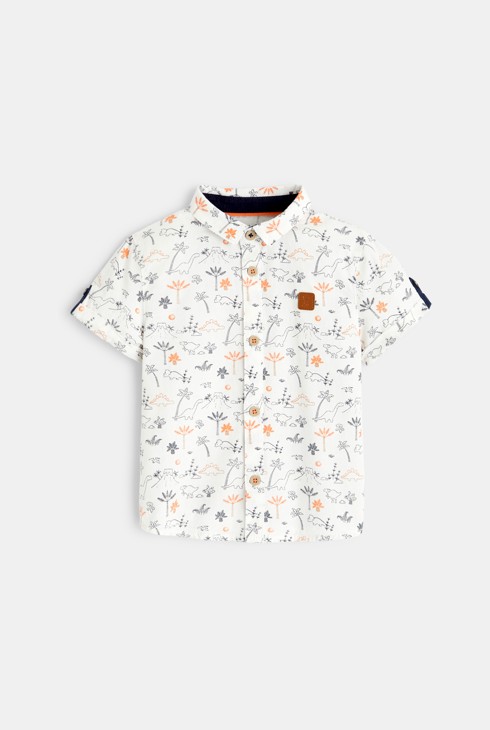 Srajca z dinozavri modra dojenček deček 1