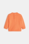 Sweat molleton félin orange bébé garçon 4