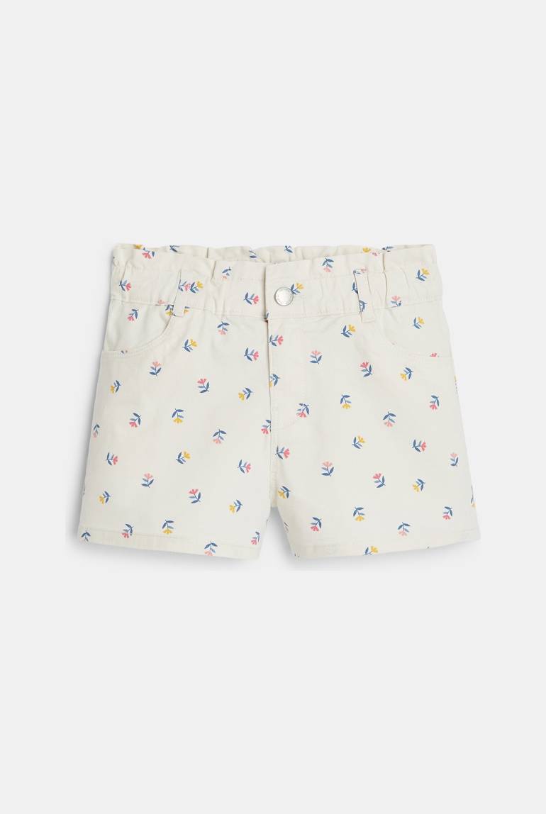 Short en toile imprimée fille 1