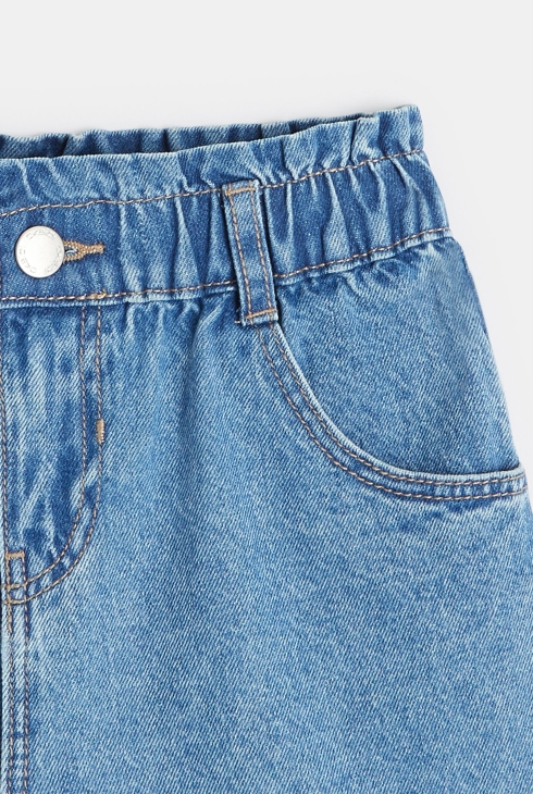 Kratke hlače iz jeansa modra deklica 2