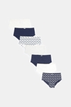 Culottes forme boxer (lot de 7) bleu fille