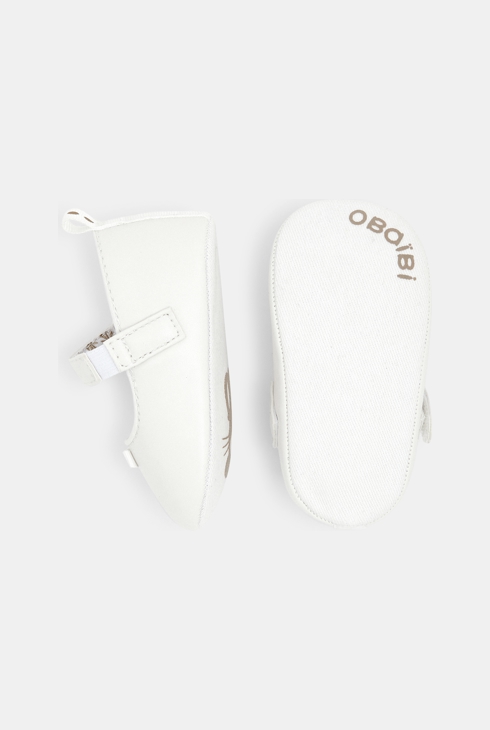 Festliche Ballerinas Weiß Geburt 2