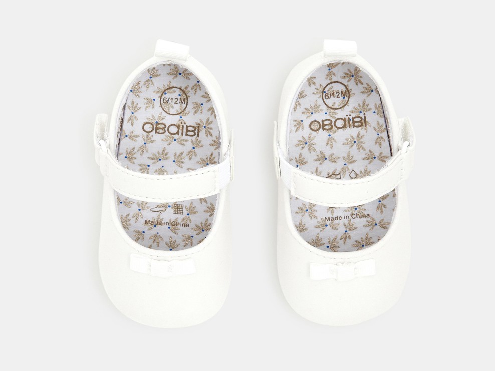 Ballerines cérémonie blanches naissance 2