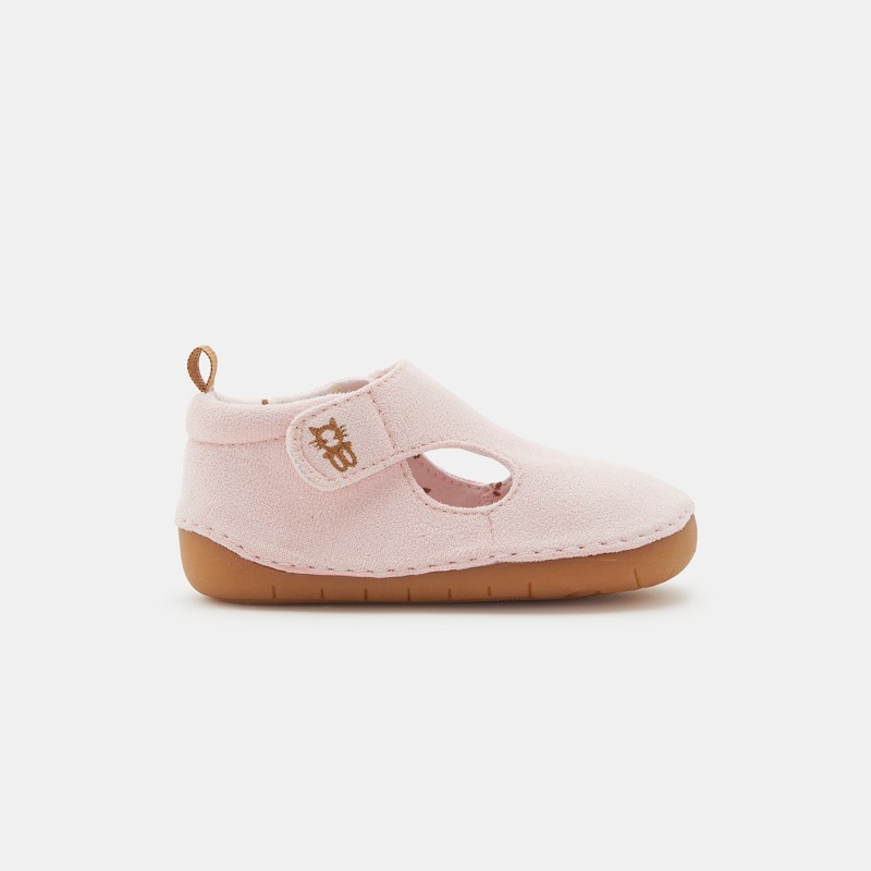 OBAIBI - Chaussons parc roses bébé fille - Fille