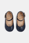 Ballerines cérémonie vernies bleu bébé fille 2