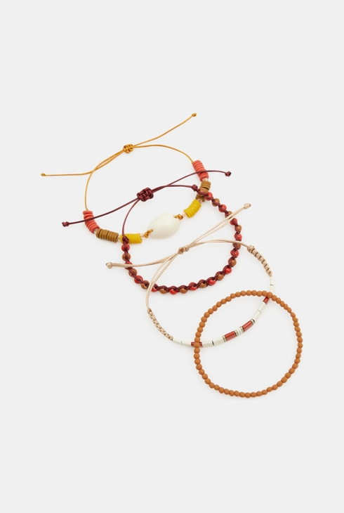 Modische Armbänder für Kinder (4er-Set) Rot Mädchen 1