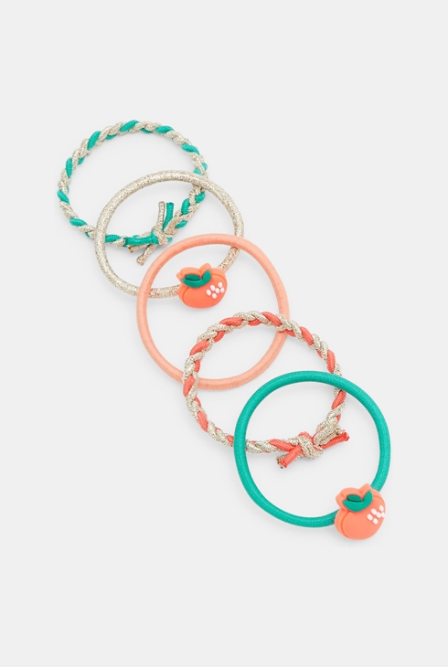 Gummibänder Erdbeeren (5er-Pack) Orange Mädchen 1