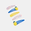 Barrettes à cheveux fruits (lot de 5)