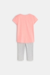 Pyjama d'été 2 pièces rose fille 3