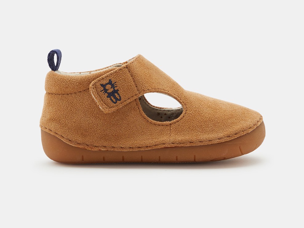 Chaussons parc beige bébé garçon 1