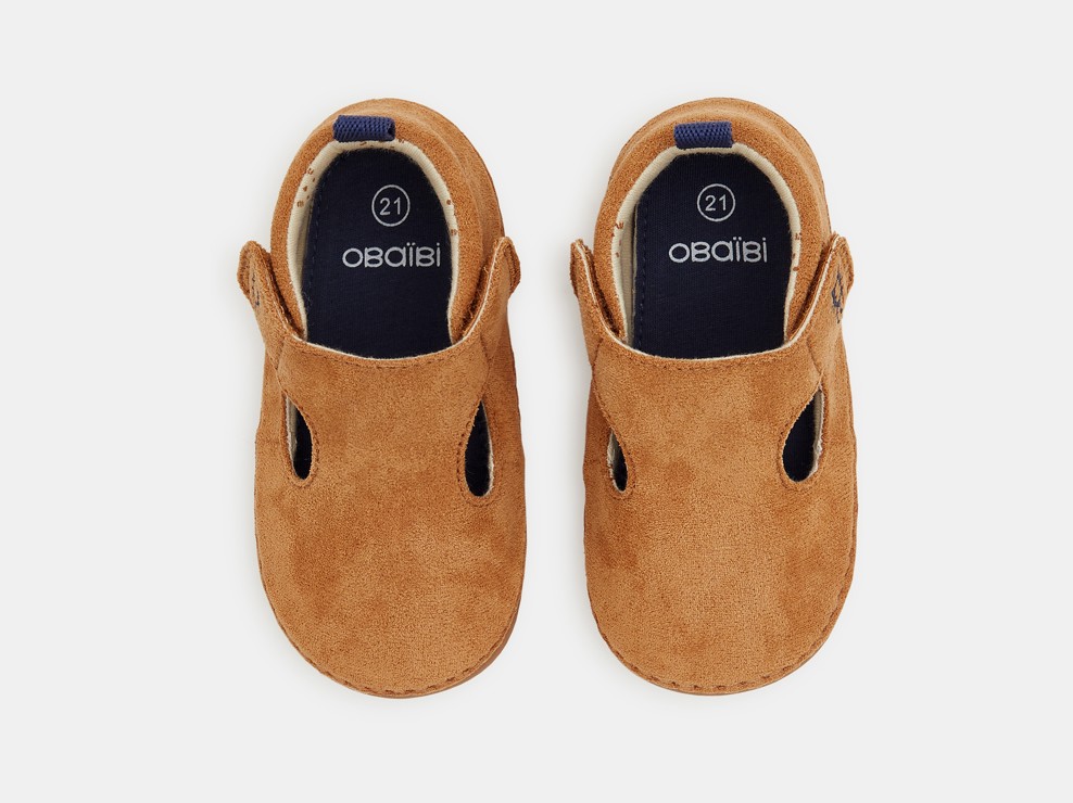 Chaussons parc beige bébé garçon 2
