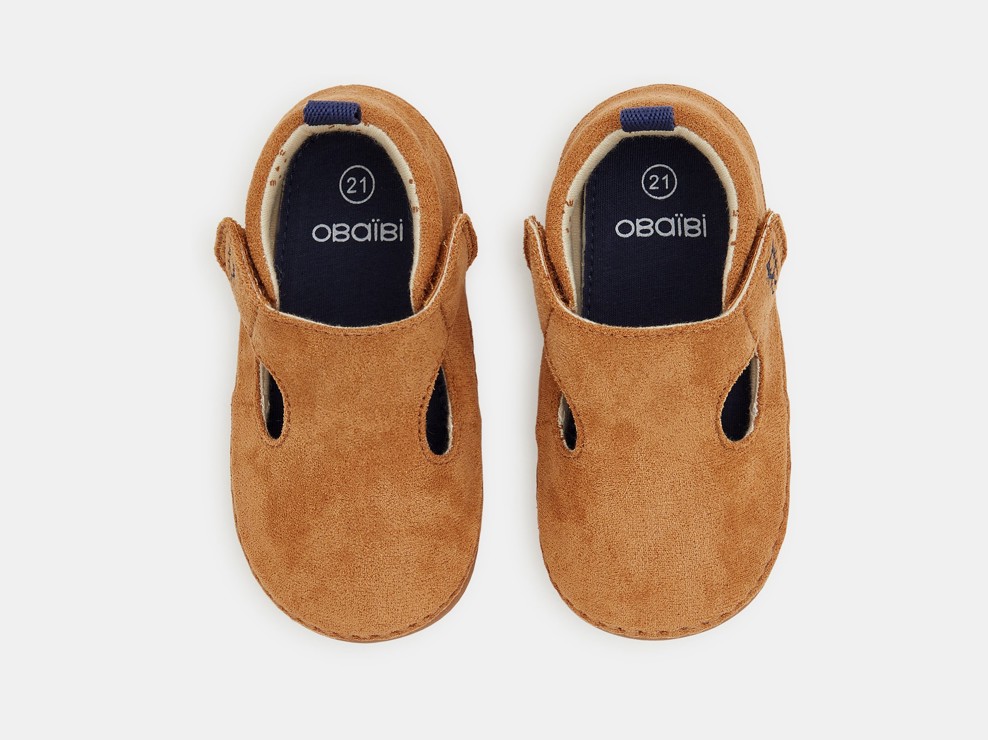 Chaussons parc beige bébé garçon 2