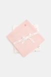 Langes en gaze de coton fleuri et uni (lot de 2) blanc naissance 1