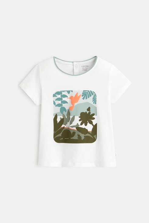 Kolibri-T-Shirt Grün Baby Mädchen 1
