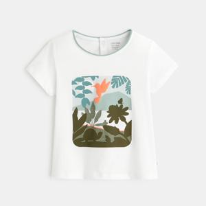 T-shirt colibris vert bébé fille 1