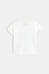 Tshirt blanc dessin crayonné Lili Gaufrette fille 4