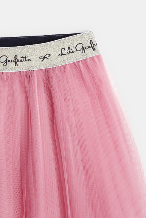 Jupon court en tulle rose fille Lili Gaufrette