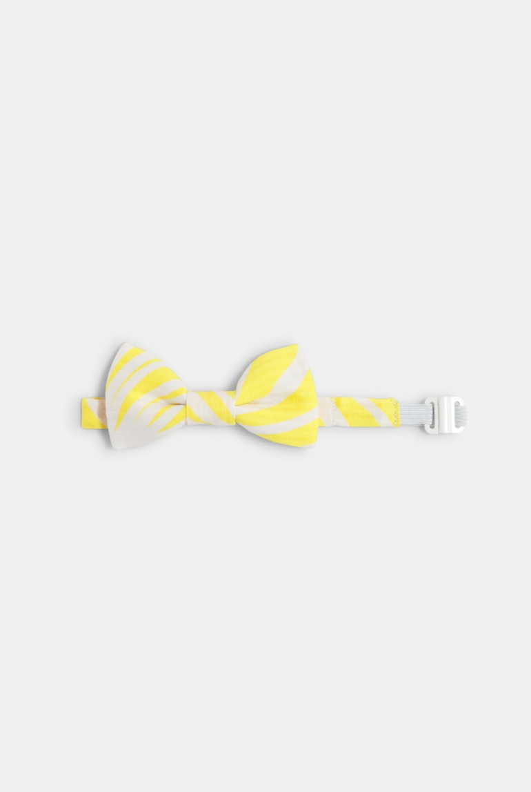 Nœud papillon jaune garçon 1