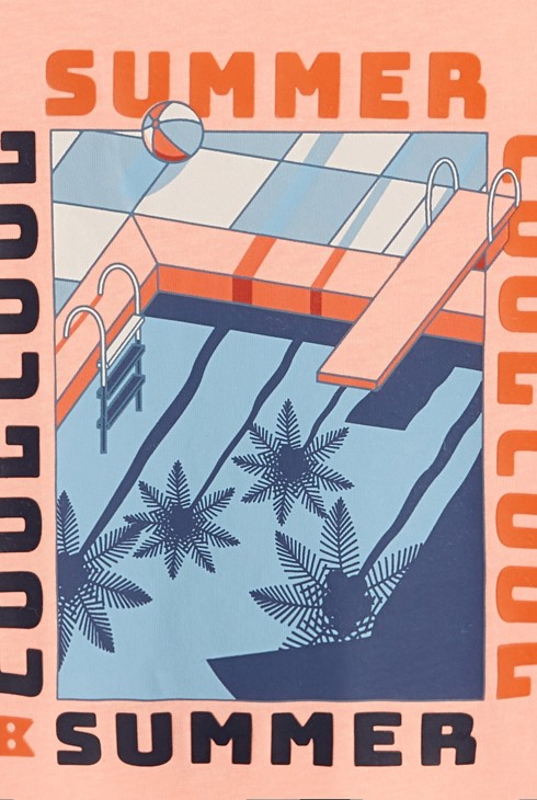 T-shirt à motif orange garçon 2