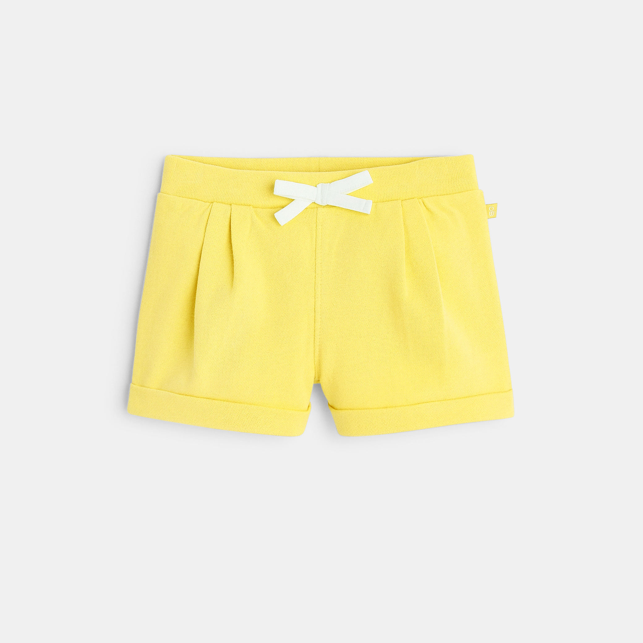 【NONCODE】Noni Pleated Shorts Fleece pleated shorts Okaïdi & Obaïbi