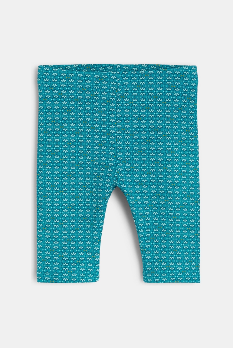 Legging impression graphique bleu bébé fille 1