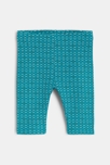 Legging impression graphique bleu bébé fille 1