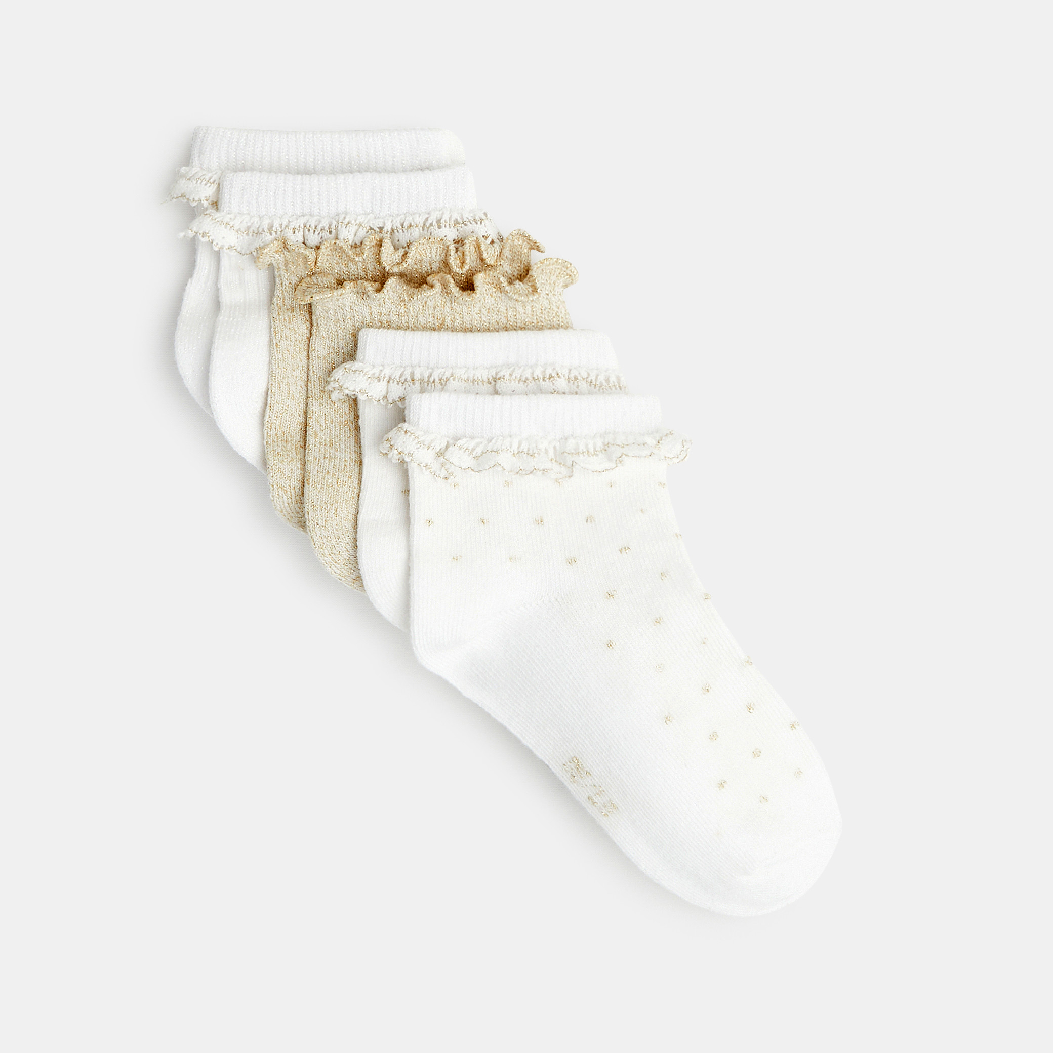 TYPESERVICE ♥ Glittered Ruffled Socks/追跡付 MUSINSA | TYPESERVICE Glittered Ruffled Socks [White]