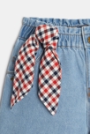 Short en jean paperbag bleu mixte 3