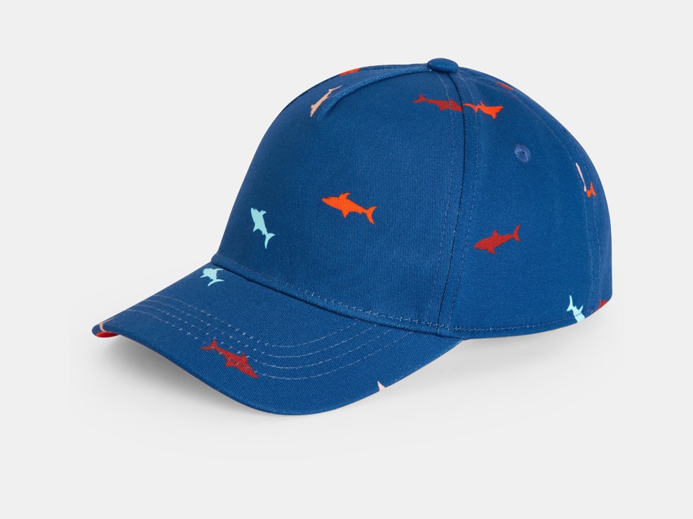 Casquette enfant imprimée bleu garçon 1