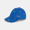 Casquette enfant imprimée bleue garçon