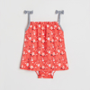 Maillot de bain anti uv 2 pièces rouge bébé fille