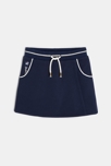 Jupe Short en molleton bleu fille 1