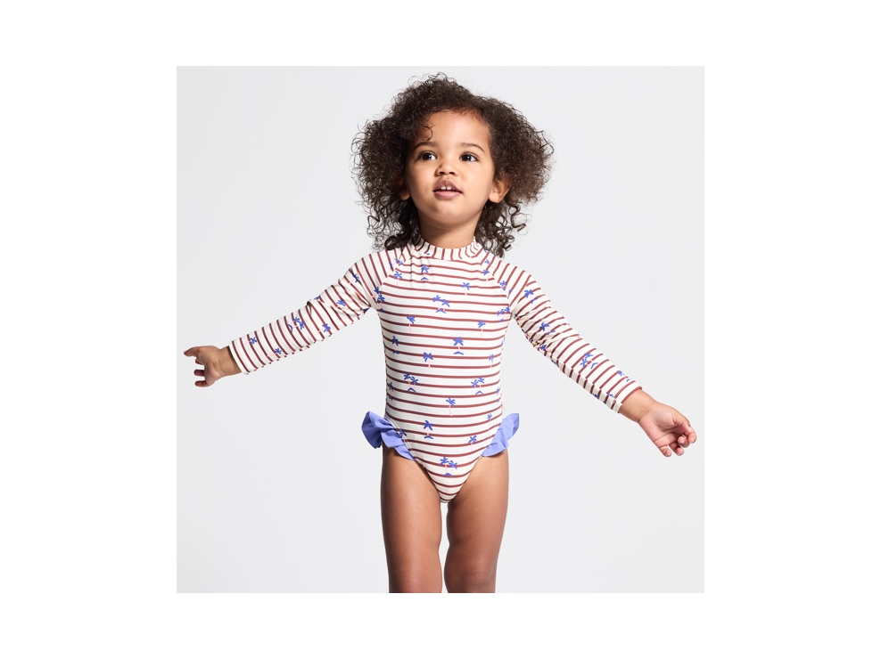 Combi de bain anti UV  bébé fille 1