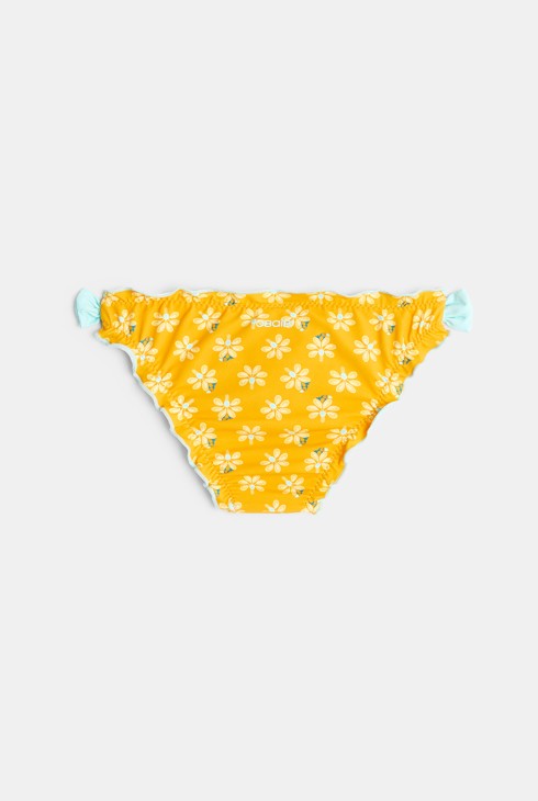Badehose mit Blumenmuster Gelb Baby Mädchen 2
