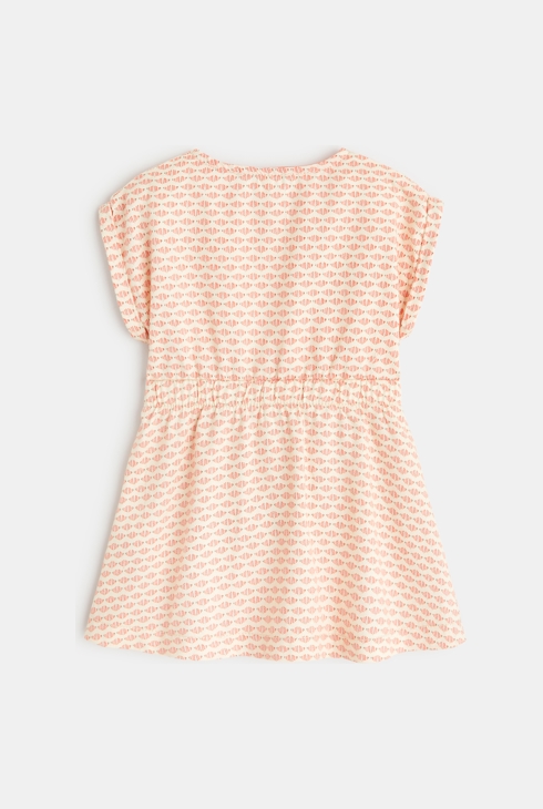 Kleid im Safarilook mit Blumenmuster Orange Baby Mädchen 2