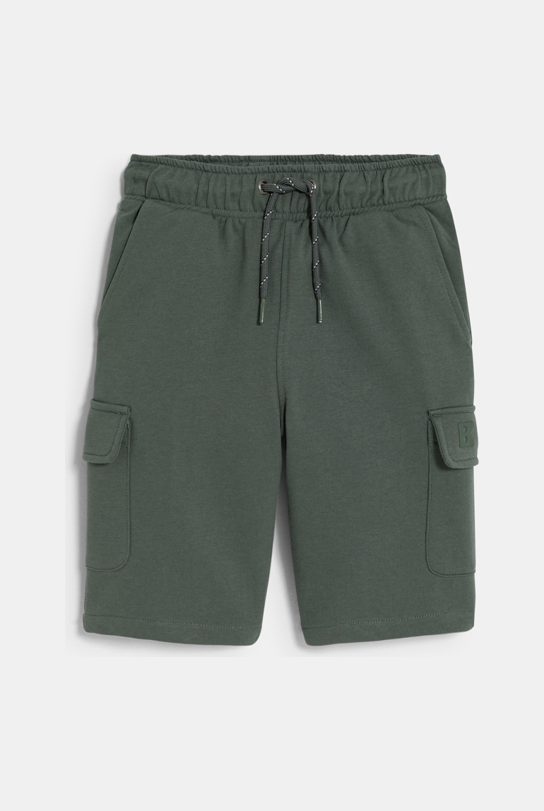 【KOOLOSET】Side Tuck Cotton Cargo Bermuda Pants X-Cape Men's cotton bemuda shorts with side pockets: for